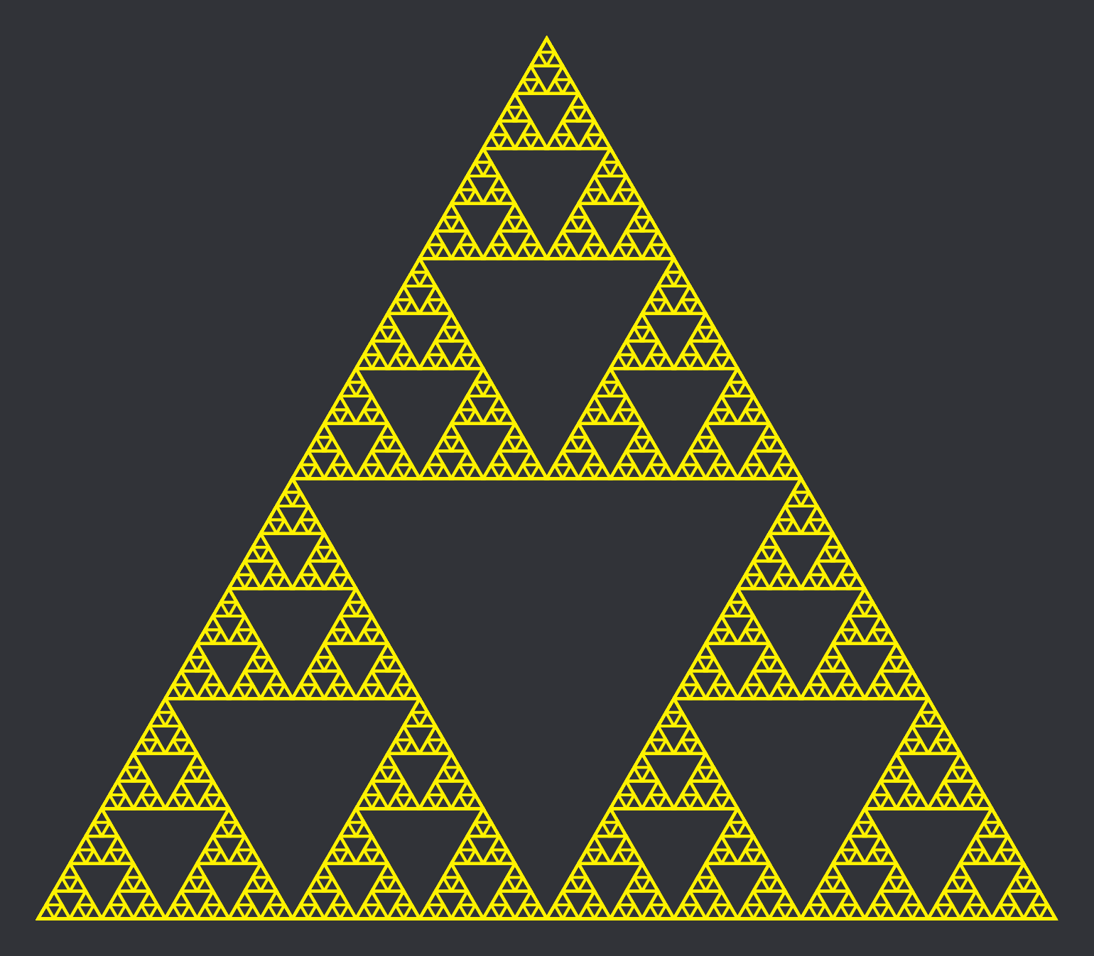 triangle fractal