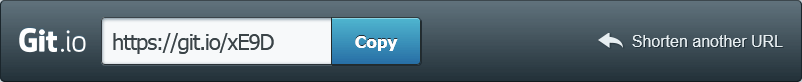 Git URL Shortener Exception