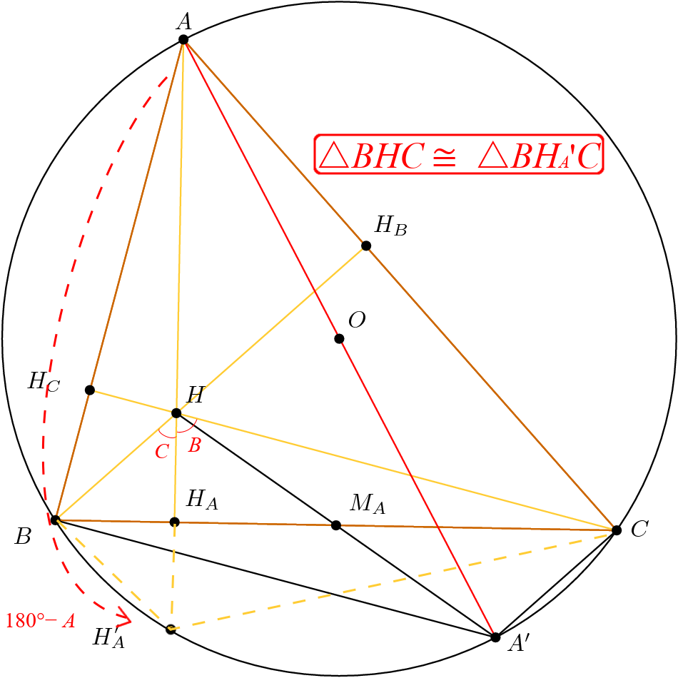 nine point circle symmetry